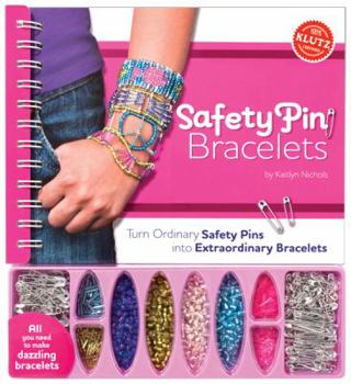 Misc. Supplies Safety Pin Bracelets Kit Book