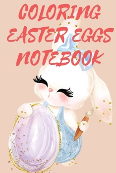 Paperback Coloring Easter Eggs Notebook Book