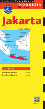 Map Jakarta Travel Map Sixth Edition Book