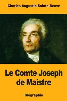 Paperback Le Comte Joseph de Maistre [French] Book