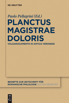 Hardcover Planctus Magistrae Doloris [Italian] Book
