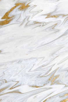 Paperback Liquid Gold Marble Composition Notebook - Small Unruled Notebook - 6x9 Blank Notebook (Softcover Journal / Notebook / Sketchbook / Diary) Book