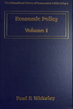 Hardcover Economic Policy (The International Library of Comparative Public Policy series, 6) Book