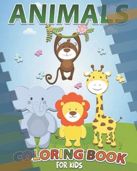 Paperback Animal Coloring Book: animals activities book