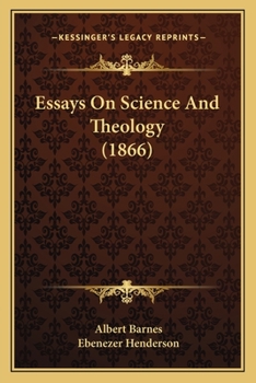 Paperback Essays On Science And Theology (1866) Book