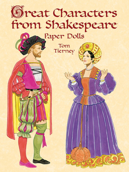 Paperback Great Characters from Shakespeare Paper Dolls Book
