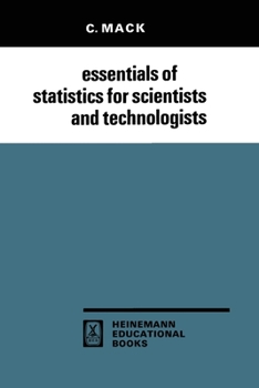 Paperback Essentials of Statistics for Scientists and Technologists Book