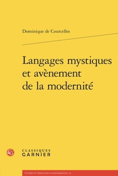 Paperback Langages Mystiques Et Avenement de la Modernite [French] Book