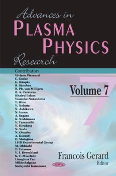 Hardcover Advances in Plasma Physics Research Book