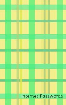 Internet Passwords: Colourful notebook for storing internet passwords and pins