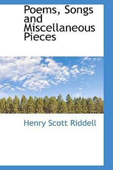 Hardcover Poems, Songs and Miscellaneous Pieces Book