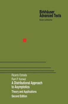 Paperback A Distributional Approach to Asymptotics: Theory and Applications Book