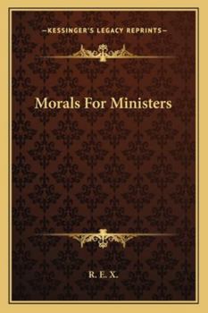 Paperback Morals For Ministers Book