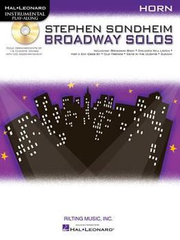 Paperback Stephen Sondheim - Broadway Solos: Horn Book
