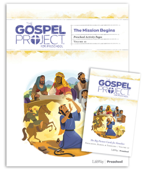 Paperback The Gospel Project for Preschool: Preschool Activity Pack - Volume 10: The Mission Begins: Volume 3 Book