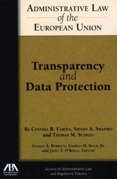 Paperback Administrative Law of the Eu: Transparency and Data Protection Book
