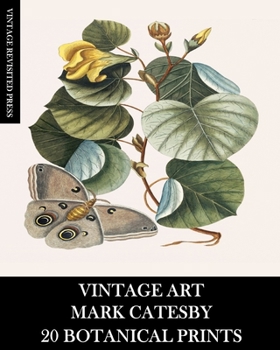 Paperback Vintage Art: Mark Catesby: 20 Botanical Prints Book