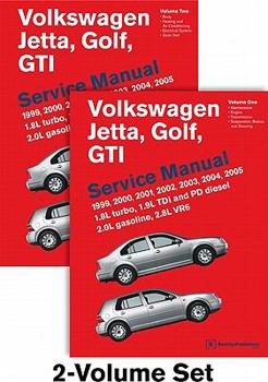 Hardcover Volkswagen Jetta, Golf, GTI (A4) Service Manual: 1999, 2000, 2001, 2002, 2003, 2004, 2005: 1.8l Turbo, 1.9l Tdi Diesel, Pd Diesel, 2.0l Gasoline, 2.8l Book
