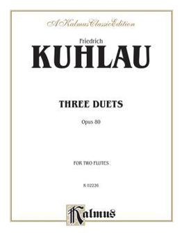 Paperback Three Duets, Op. 80 Book