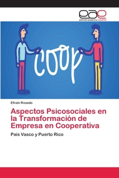 Paperback Aspectos Psicosociales en la Transformación de Empresa en Cooperativa [Spanish] Book