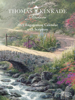 Calendar Thomas Kinkade Studios 2021 Engagement Calendar with Scripture Book