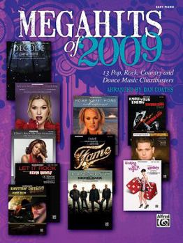 Paperback Megahits of 2009: Pop, Rock, Country, and Dance Music Chartbusters Book