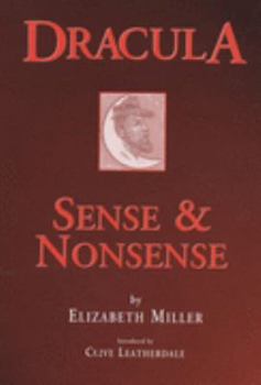 Hardcover Dracula: Sense & Nonsense Book