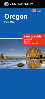 Map Rand McNally Easy to Fold: Oregon State Laminated Map Book