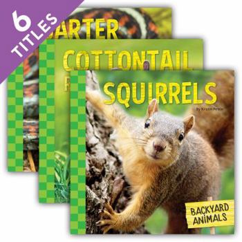 Library Binding Backyard Animals (Set) Book