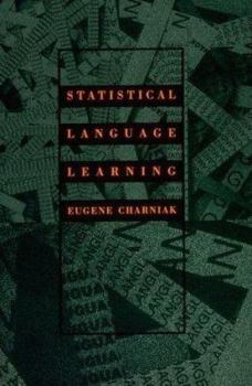 Paperback Statistical Language Learning Book