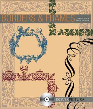 Paperback Borders and Frames [With CDROM] Book