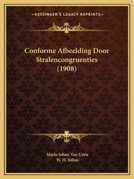Paperback Conforme Afbeelding Door Stralencongruenties (1908) [Dutch] Book