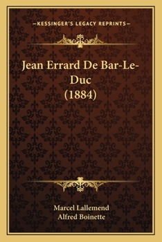 Paperback Jean Errard De Bar-Le-Duc (1884) [French] Book