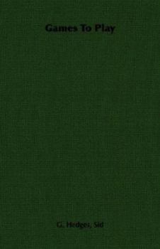 Paperback Games to Play Book