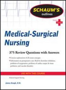 Paperback Schaum's Outline of Medical-Surgical Nursing Book