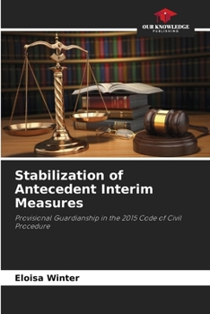 Paperback Stabilization of Antecedent Interim Measures Book