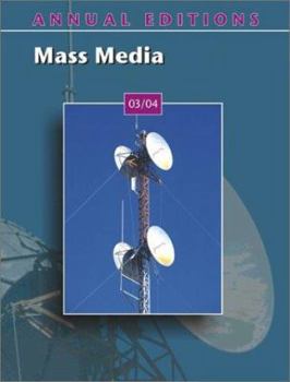 Paperback Annual Editions: Mass Media 03/04 Book