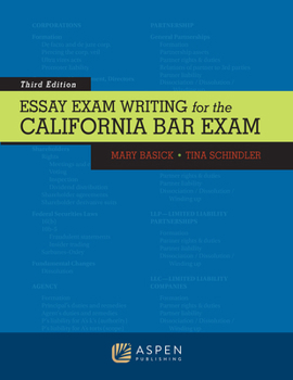 Paperback Essay Exam Writing for the California Bar Exam Book