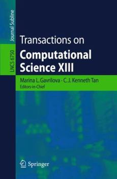 Paperback Transactions on Computational Science XIII Book