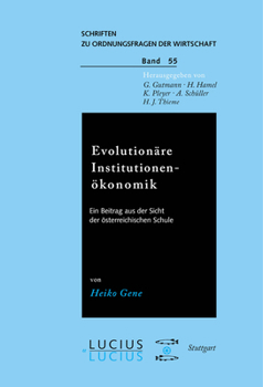 Paperback Evolutionäre Institutionenökonomik [German] Book