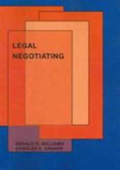 Paperback Williams and Craver's Legal Negotiating Book