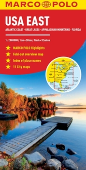 Map USA East Marco Polo Map Book