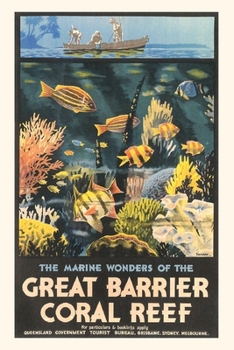 Paperback Vintage Journal Great Barrier Coral Reef Book