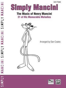 Paperback Simply Mancini: The Music of Henry Mancini -- 21 of His Memorable Melodies [Large Print] Book