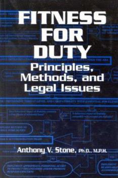 Hardcover Fitness for Duty: Principles, Methods and Legal Issues Book