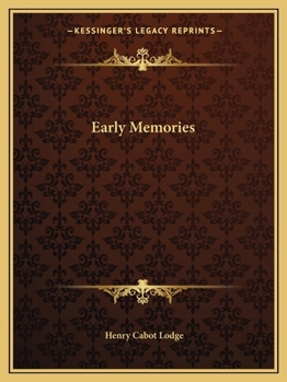 Paperback Early Memories Book
