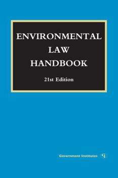 Hardcover Environmental Law Handbook Book