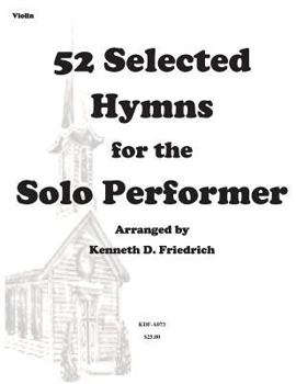 Paperback 52 Selected Hymns for the Solo Performer-violin version Book