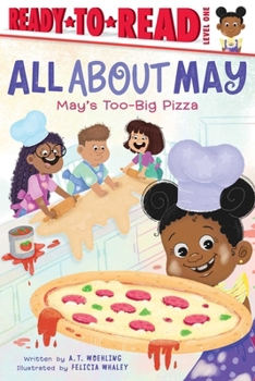 Hardcover May's Too-Big Pizza: Ready-To-Read Level 1 Book