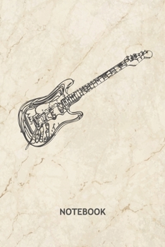 NOTEBOOK: Guitarist Note Book Grid-lined 6x9 - Instruments Journal A5 Gridded - Instrumentalist Planner Metal Music 120 Pages SQUARED - Rock Music ... Soft Cover - Concert Band Birthday Present